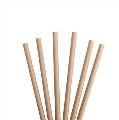 Haus Boba Kraft Brown Paper Straws